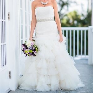 Vera Wang "WHITE Collection" Wedding Dress w/ Acc